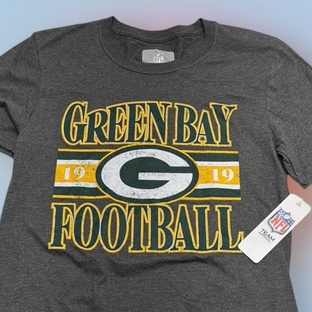 GREEN BAY PACKERS Men’s Large Gray T-Shirt